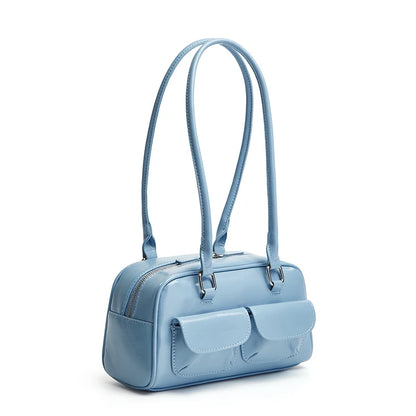 New Women's Bag Bowling Bag 2024 New Niche Joker Boston Bag Tote Bag Underarm Shoulder Bag