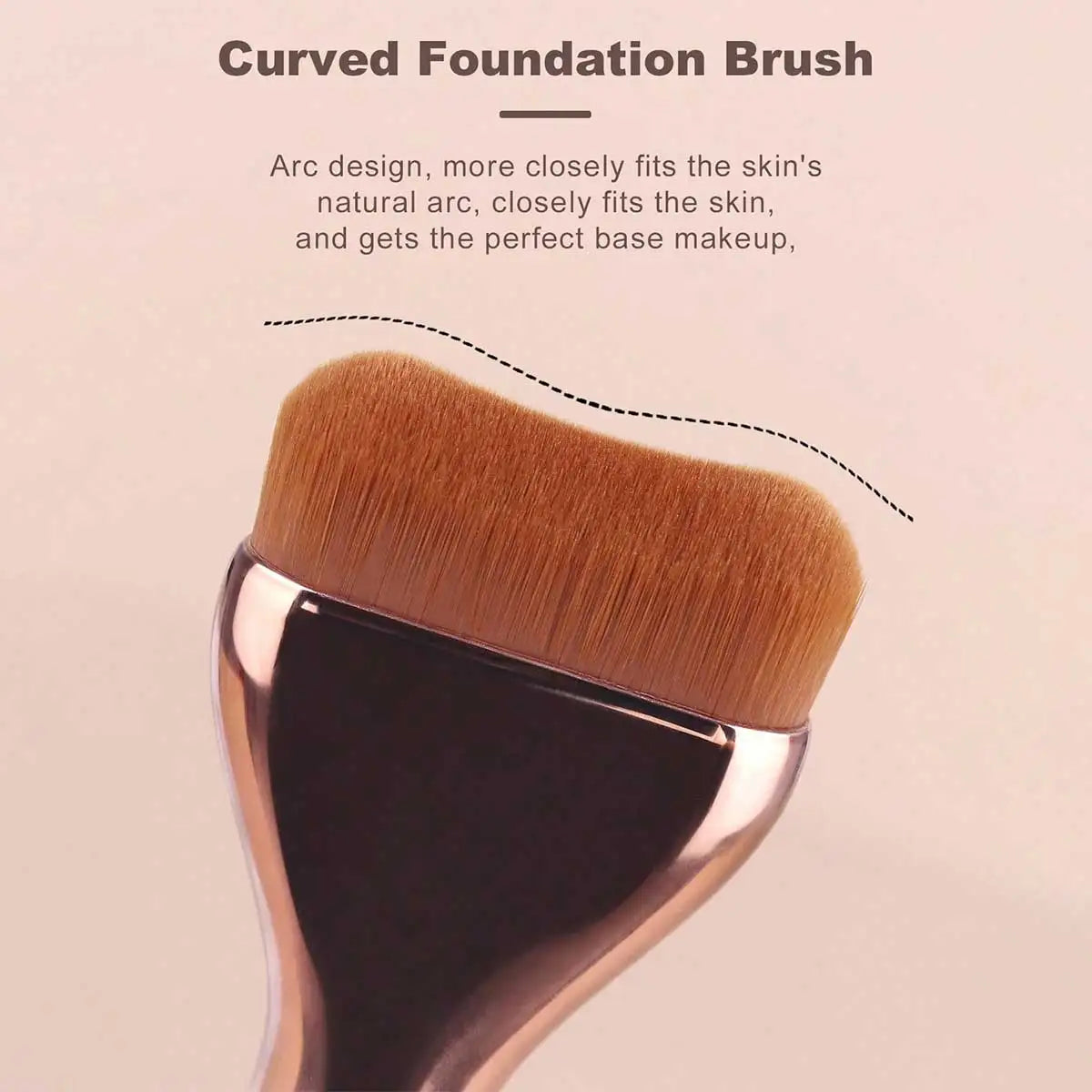 17pcs Professional Soft Long Aluminum Makeup Brush Set, Including Foundation Brush, Eyeshadow Brush, Eyebrow Brush, Blending