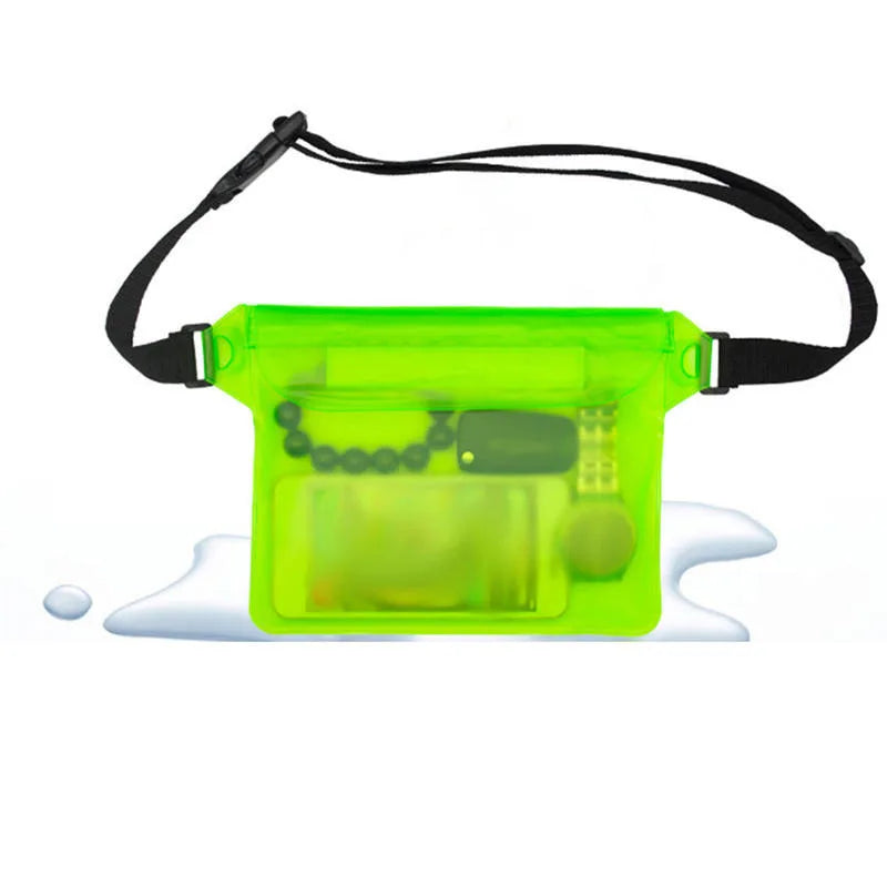 Waterproof Mobilephone Bag Tpu Drift Diving Shoulder Waist Bag Belt Bag for Beach Swimming Iphone Bag for Samsung Redmi Cover
