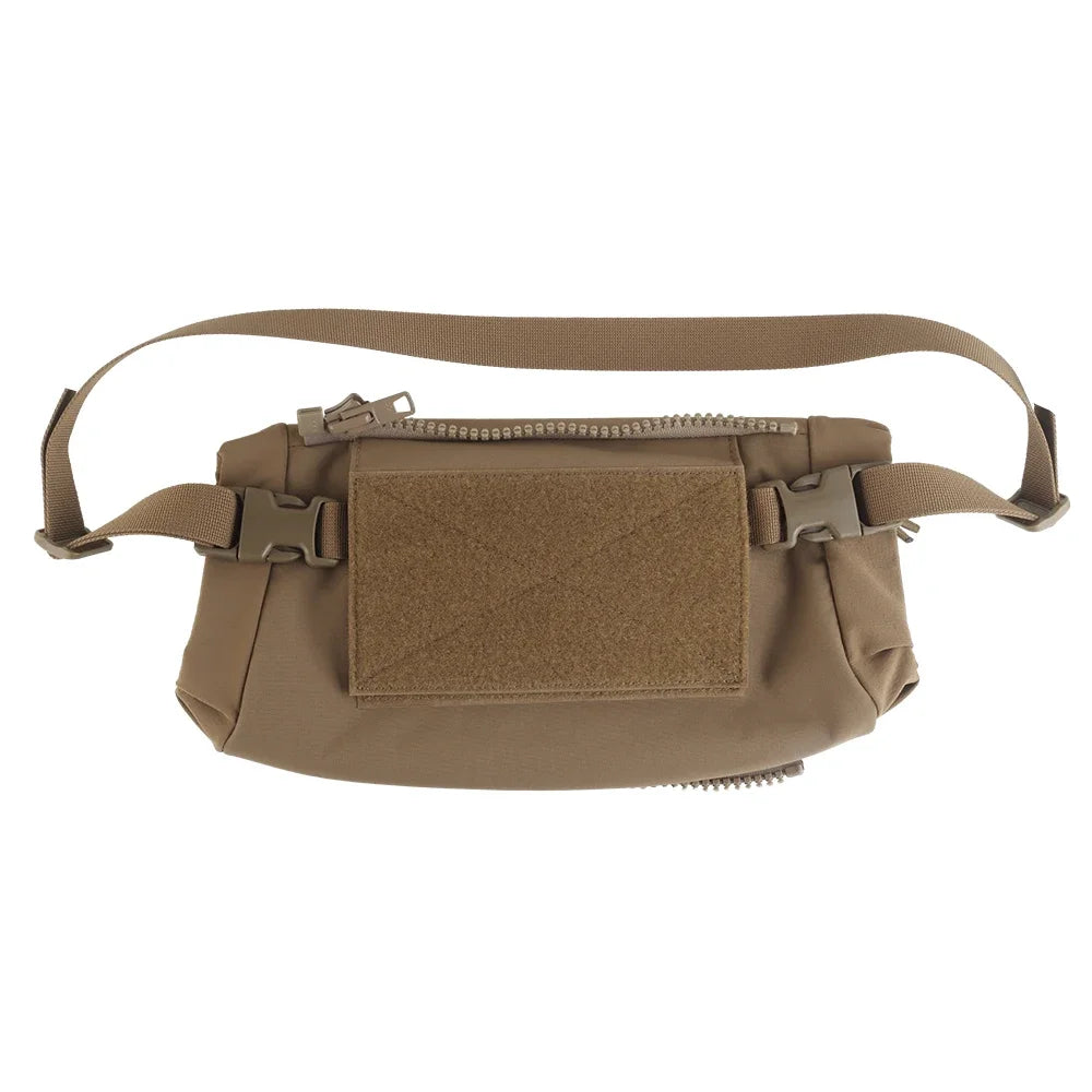Outdoor DropPouch Muff Hand Warmer Pouch, Stowable Fanny Pack for Winter Airsoft Hunting Gear Camping Hiking Football Fishing