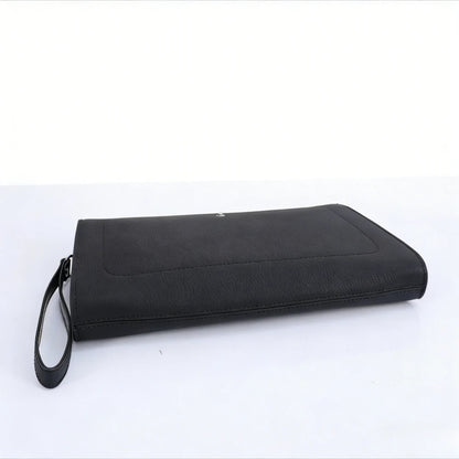 Mens Clutches Luxury High Quality Leather Envelope Clutch Bag Business Simple Large Capacity Card Holder Daily Office Casual