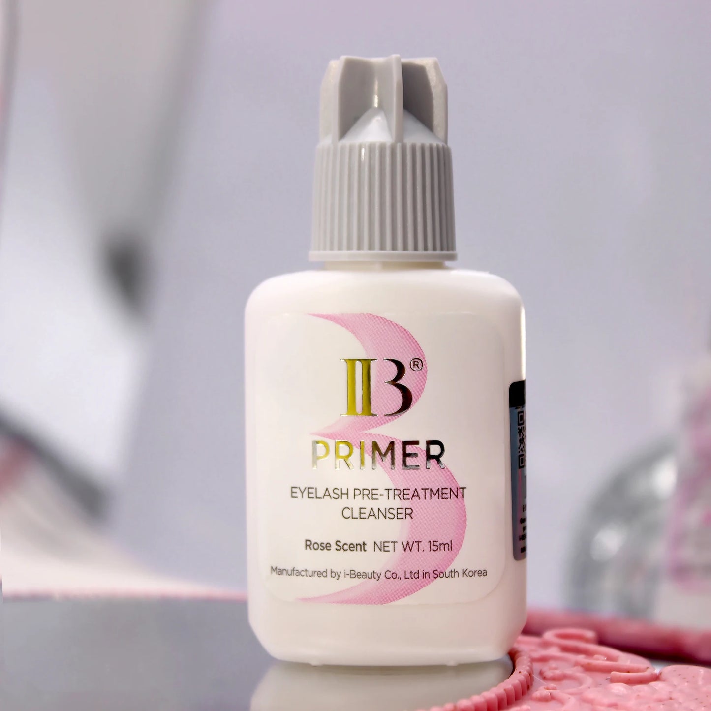 1 Bottle IBeauty Rose Primer Eyelash Extension Booster Long Lasting Korea Shop Adhesive Supplies Makeup Glue Stronger Tools