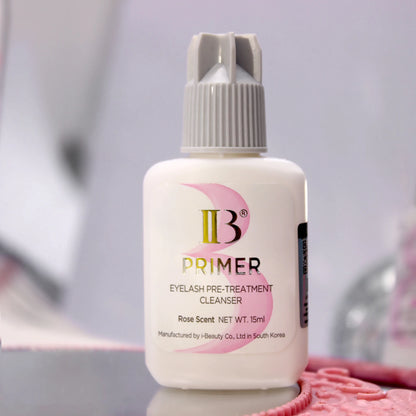 1 Bottle IBeauty Rose Primer Eyelash Extension Booster Long Lasting Korea Shop Adhesive Supplies Makeup Glue Stronger Tools