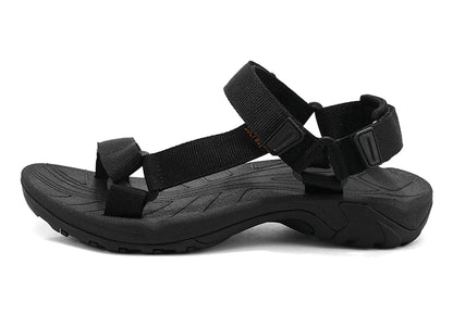 High Quality Summer Open Shoes Men Outdoor Adjustable Sandals Beach Gladiator Rome Breathable Green Pure Black Big Size 47 48