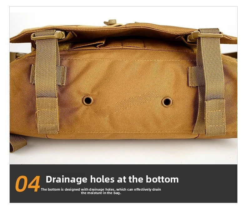 Men Postman Messenger Bag Large Capacity Laptop Crossbody Bag Casual Shoulder Commuter Work Satchel