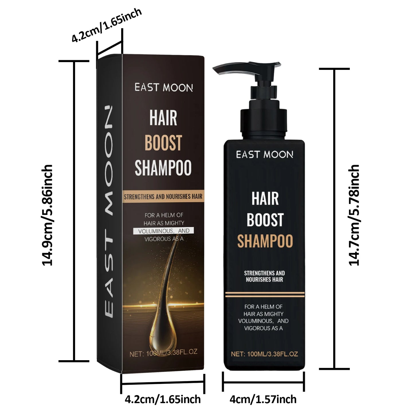 100ml Dense Hair Shampoo Root Activating Shampoo Mane Strengthening Activating Shampoo Dry Frizzy Treatment Deep Nourishment