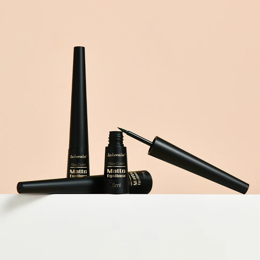 Matte Liquid Eyeliner Matte Eyeliner Waterproof and Sweat-Proof Non-Smudge Liquid Eyeliner Smooth Liquid Eyeliner