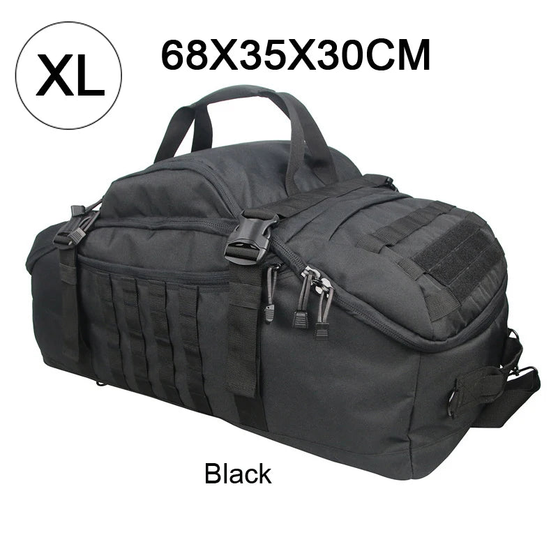 30L 45L 80L Travel Duffel Bag Military Tactical Backpack with Adjustable Strap Weekender Bag for Men Women Waterproof Gym Bags