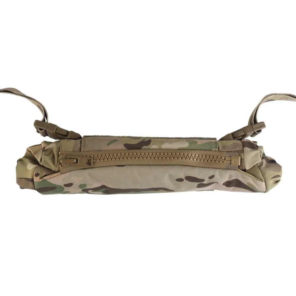 Outdoor DropPouch Muff Hand Warmer Pouch, Stowable Fanny Pack for Winter Airsoft Hunting Gear Camping Hiking Football Fishing