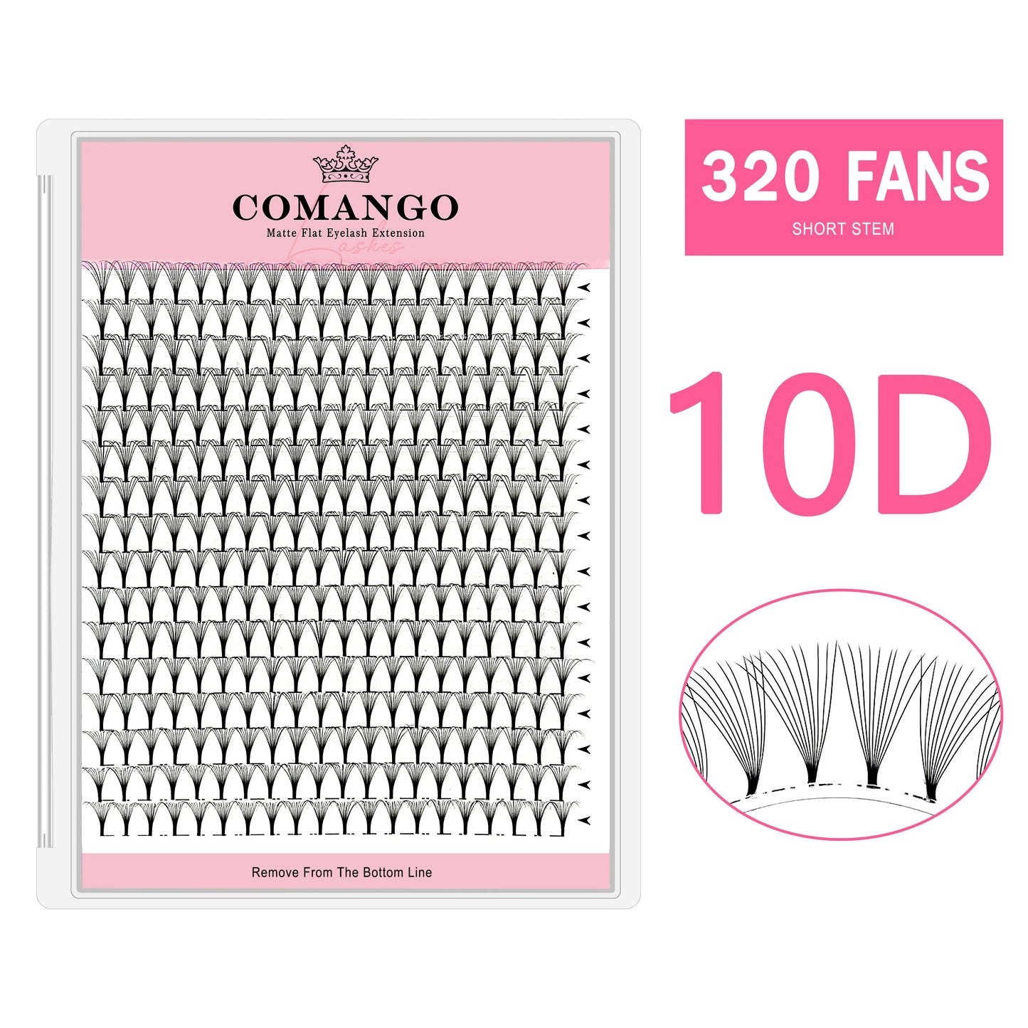 320 Fans Premade Volume Fans 3D 4D 5D 6D 8D 10D Soft Naturl Matte Eyelashes Large Capacity Cilios Individual Lash Extension