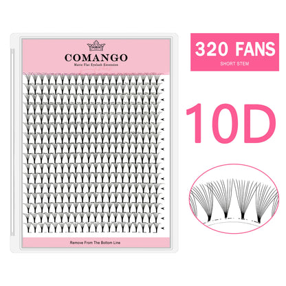 320 Fans Premade Volume Fans 3D 4D 5D 6D 8D 10D Soft Naturl Matte Eyelashes Large Capacity Cilios Individual Lash Extension