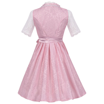 2026 German Oktoberfest Dress for Women (Includes Lingerie and Apron),Halloween and Carnival Costume,Bavarian-Style Maid Outfit
