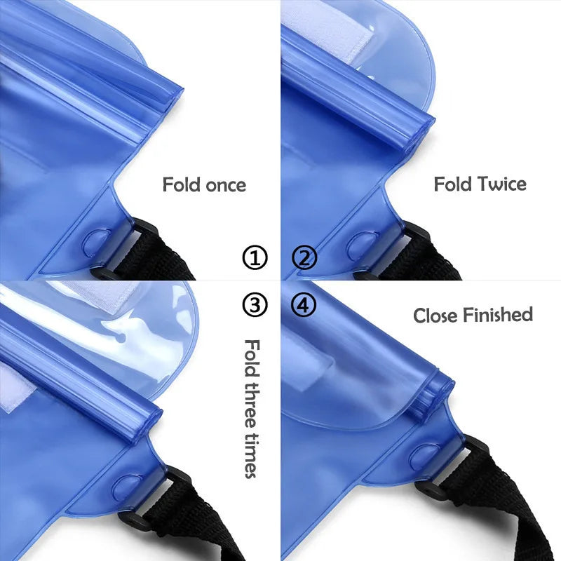 Waterproof Mobilephone Bag Tpu Drift Diving Shoulder Waist Bag Belt Bag for Beach Swimming Iphone Bag for Samsung Redmi Cover