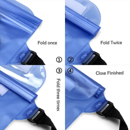 Waterproof Mobilephone Bag Tpu Drift Diving Shoulder Waist Bag Belt Bag for Beach Swimming Iphone Bag for Samsung Redmi Cover