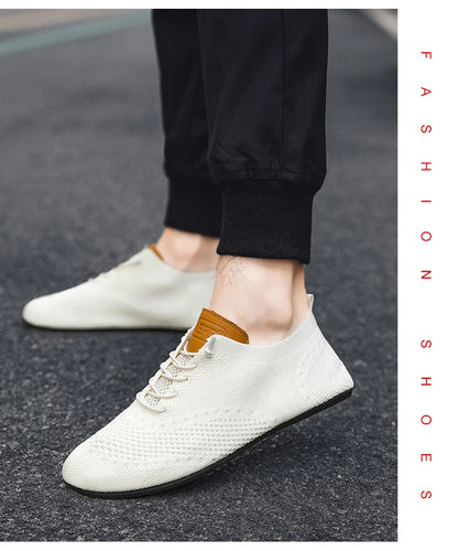 YRZL Men's Shoes Breathable Casual Driving Shoes Indoor Outdoor Men Shoes Loafers Lightweight Comfortable Soft Sole Walking Shoe