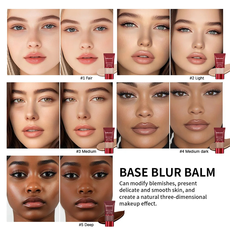 Ultimate Blurring Setting Powder Travel Size Set  Waterproof Setting Spray Blur Magnet Primer BASE BLUR BALM  Oil Control Kit