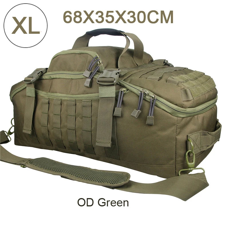 30L 45L 80L Travel Duffel Bag Military Tactical Backpack with Adjustable Strap Weekender Bag for Men Women Waterproof Gym Bags