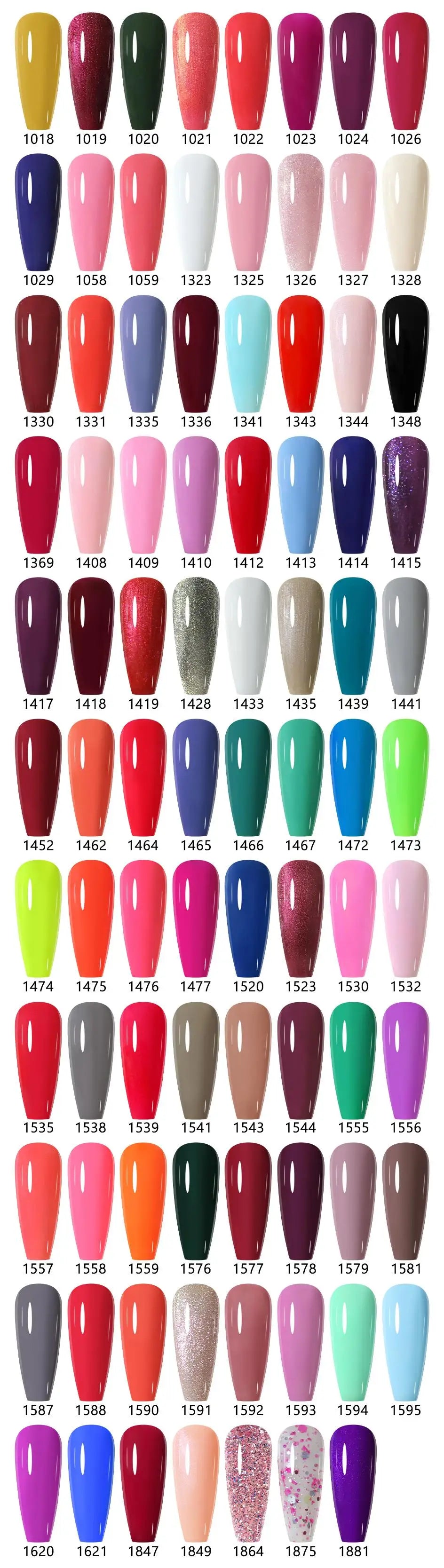 NAILCO 15ml 10/20/30pcs Nail Gel Polish 333 Colors Blue UV&LED Gel Varnish Nude Red Soak Off Semi Permanent UV Nail Gel Varnish