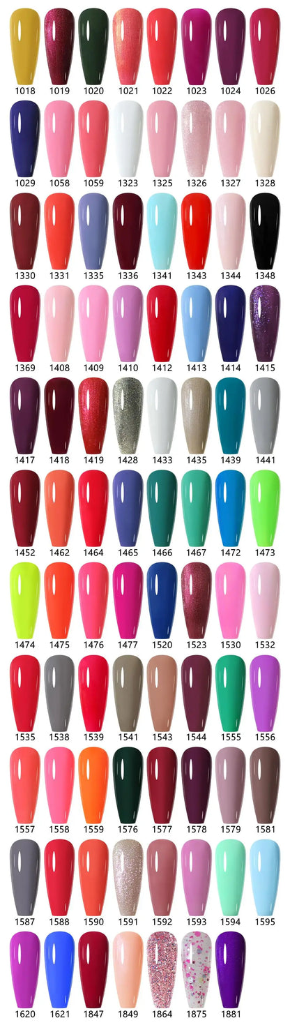 NAILCO 15ml 10/20/30pcs Nail Gel Polish 333 Colors Blue UV&LED Gel Varnish Nude Red Soak Off Semi Permanent UV Nail Gel Varnish