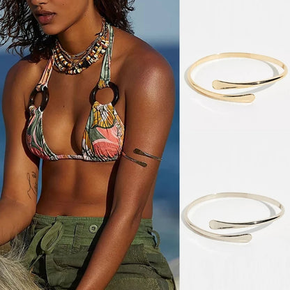 Adjustable Arm Cuff for Women Hip-pop Armlet Bangle Bracelet for Girls Women Punk Adjustable Retro Arm Cuff Jewelry