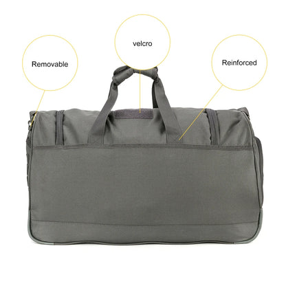 50L Travel Sports Bags Foldable Gym Bag Carry-on Luggage Duffle Bag With Shoes Compartment for Men Women 6 Colors