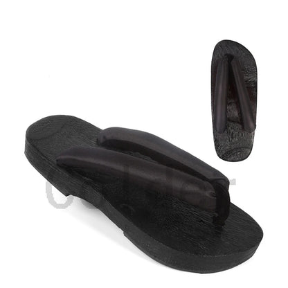 Japanese Anime Women Cosplay Geta Slippers Halloween Costume Cos Shoes Indoor Slippers Wood Clogs Summer Flip Flops Slides