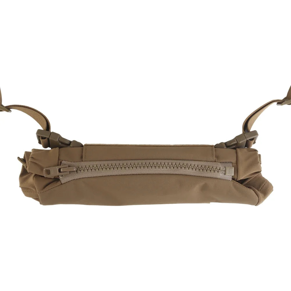 Outdoor DropPouch Muff Hand Warmer Pouch, Stowable Fanny Pack for Winter Airsoft Hunting Gear Camping Hiking Football Fishing