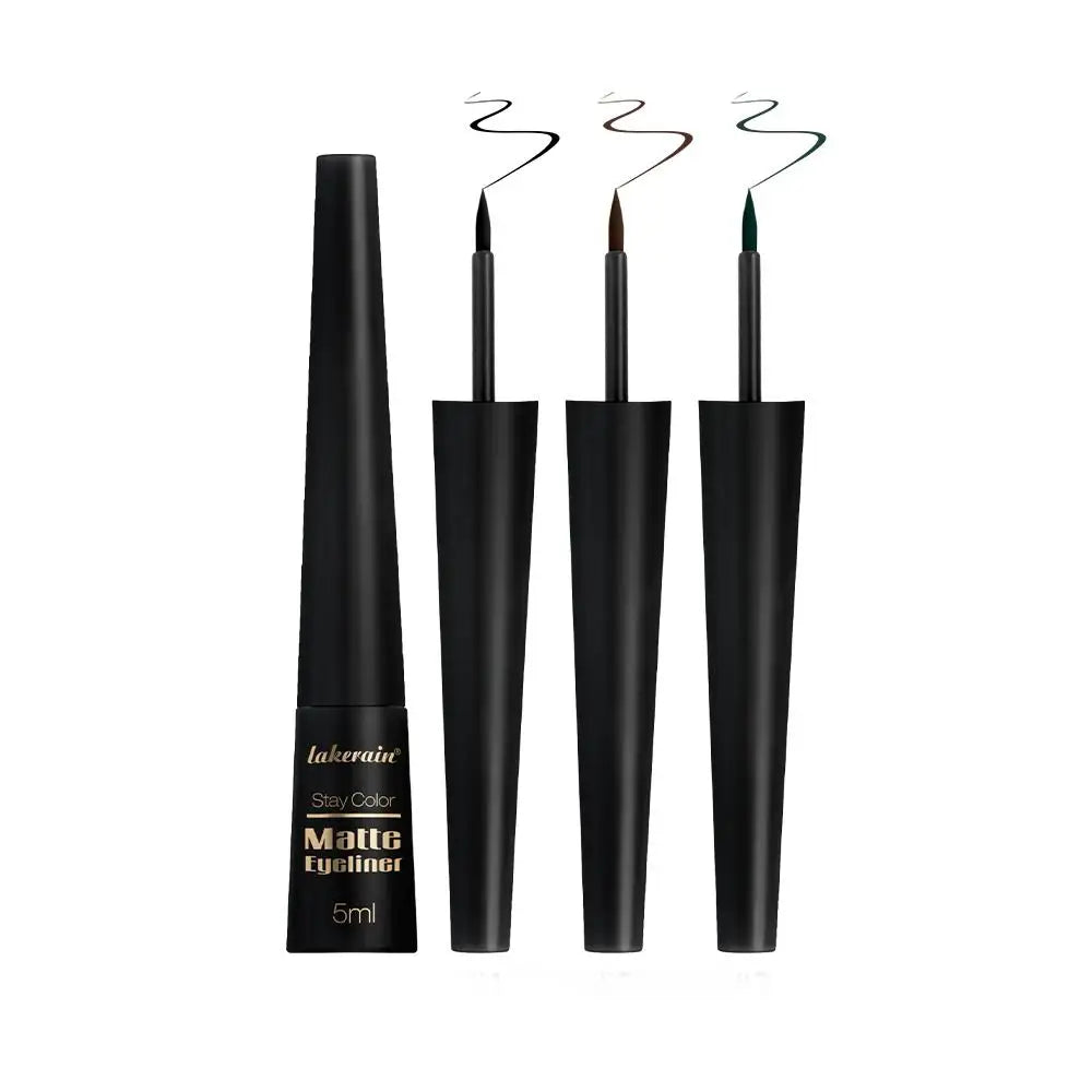 Matte Liquid Eyeliner Matte Eyeliner Waterproof and Sweat-Proof Non-Smudge Liquid Eyeliner Smooth Liquid Eyeliner