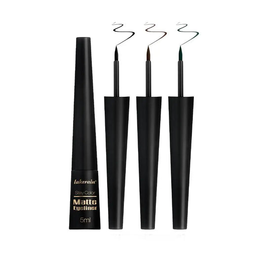 Matte Liquid Eyeliner Matte Eyeliner Waterproof and Sweat-Proof Non-Smudge Liquid Eyeliner Smooth Liquid Eyeliner