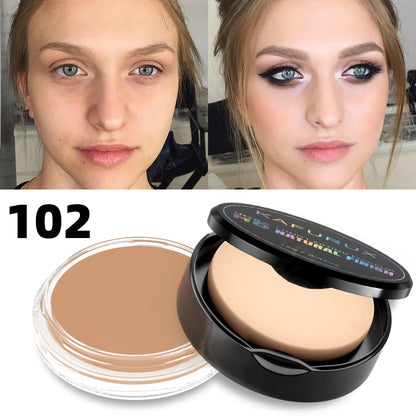 9-Color High Coverage 1pc Foundation Concealer Cover Anti Dark Circle Freckle Long Lasting Waterproof BB Cream Face Makeup Base
