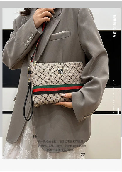 New Men's And Women's Shoulder Casual Bags Envelope Series Fashionable Classic Clutch Bags Simple And Portable Cross-body Bags