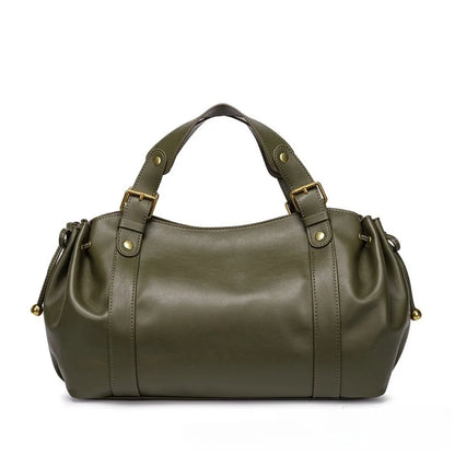 Solid Color Simple Handbag Work Commuter Fashion Women's Bag Shoulder Tote Bag Soft and Comfortable Pillow Bag