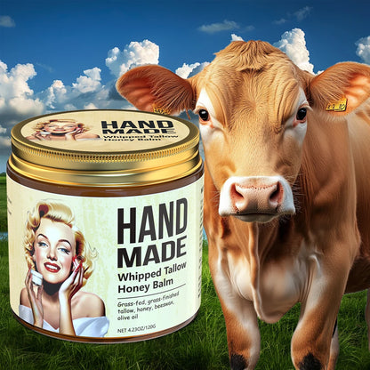 ENVISHA Handmade Skin Care Honey Whipped Tallow Face Cream Moisturizing Firming Nourishing Beauty Health
