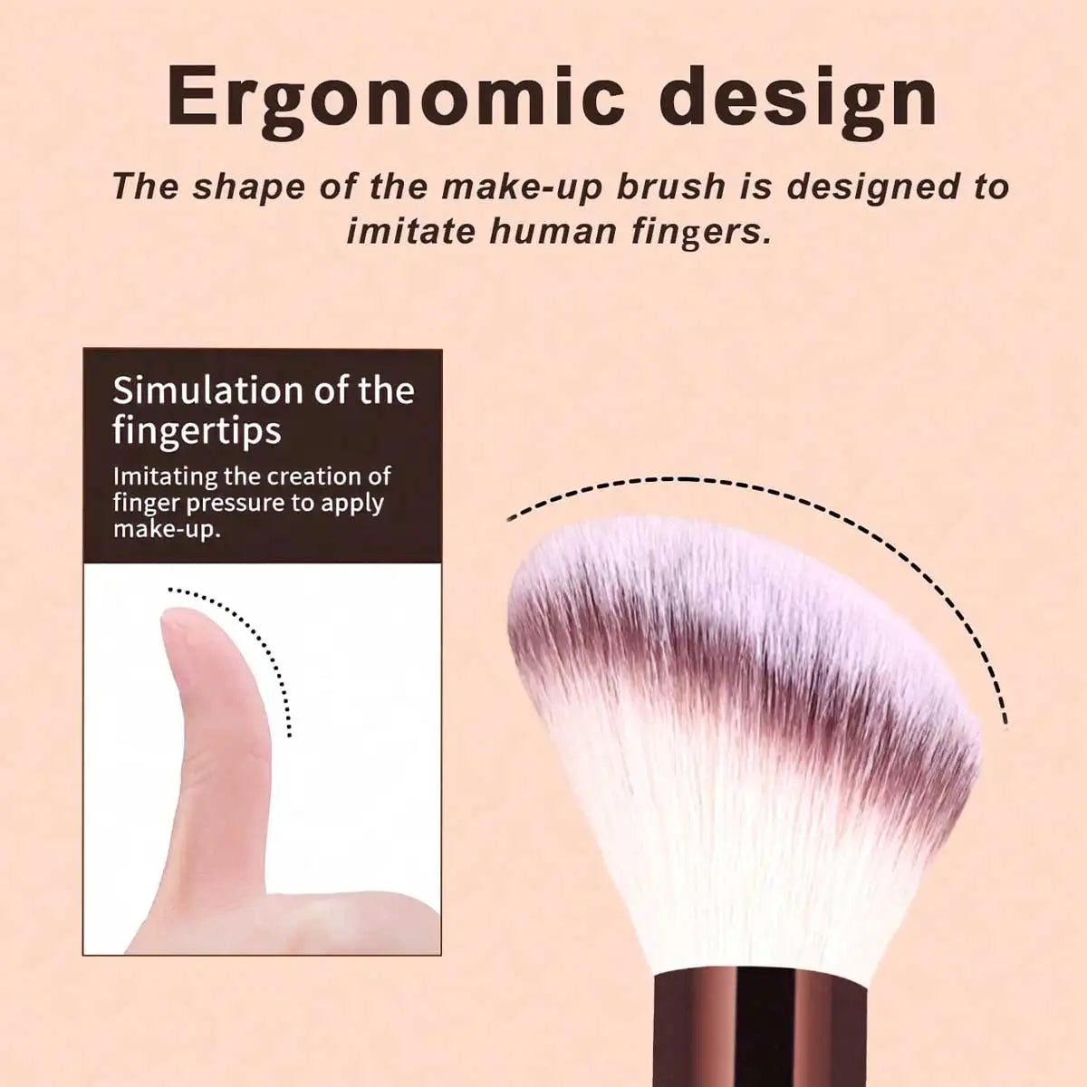 17pcs Professional Soft Long Aluminum Makeup Brush Set, Including Foundation Brush, Eyeshadow Brush, Eyebrow Brush, Blending