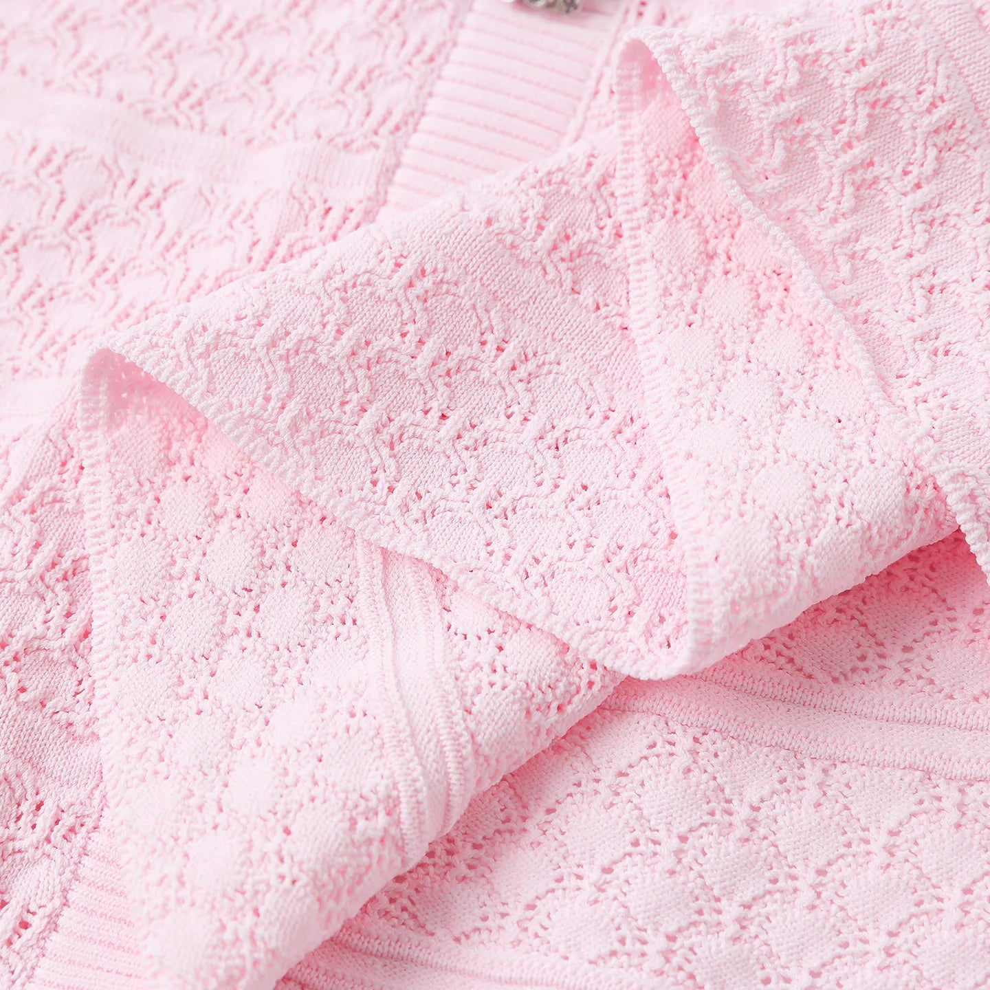 ZJYT New Summer Women's Sleeveless Knit Dress Elegant Sweet Pink Casual Party Mini Short Dresses Female Knitwears with Buttons