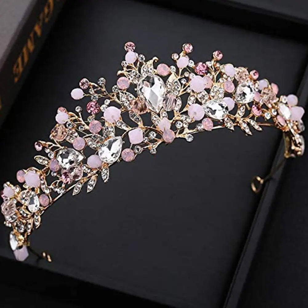 Children's Crown Hair Accessories Princess Costume Crystal Party Birthday Princess Hair Headband Accessories Crown Wedding