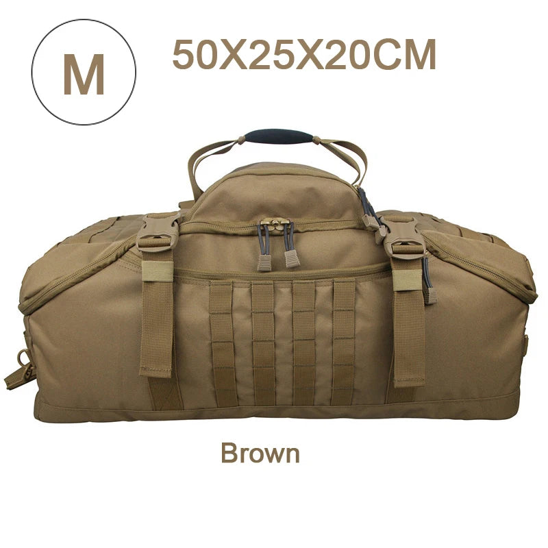 30L 45L 80L Travel Duffel Bag Military Tactical Backpack with Adjustable Strap Weekender Bag for Men Women Waterproof Gym Bags