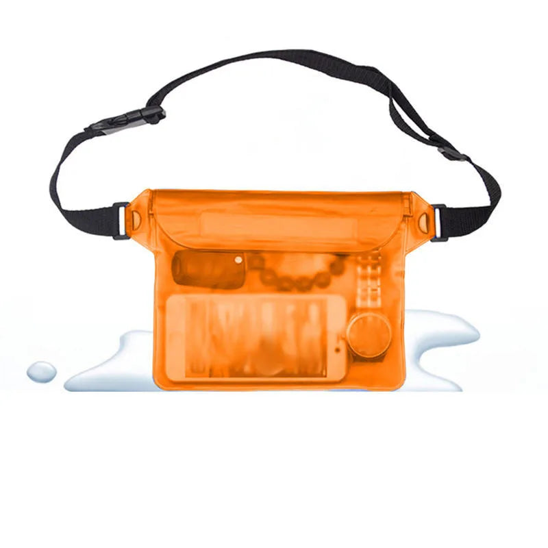 Waterproof Mobilephone Bag Tpu Drift Diving Shoulder Waist Bag Belt Bag for Beach Swimming Iphone Bag for Samsung Redmi Cover