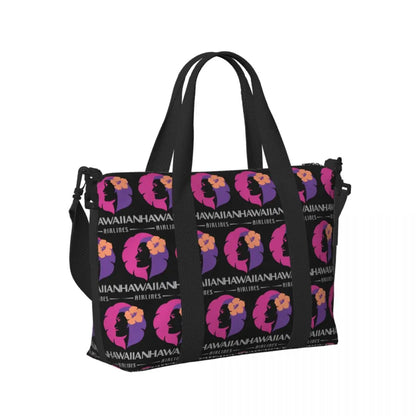 Hawaiian Airlines Herc Travel End Of Southern Summer Sale Beach Travel Bag Tote Bags for Gym Women Shopping Duffle Shoulder Bag
