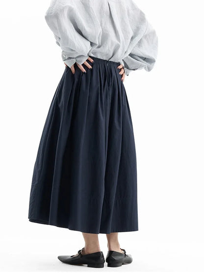 Hepburn-Style Mini Skirt~Pleated Skirt for Petite Figures, Gray-Purple 100% Cotton Umbrella Skirt, Gray A-Line Skirt, New Style for Women