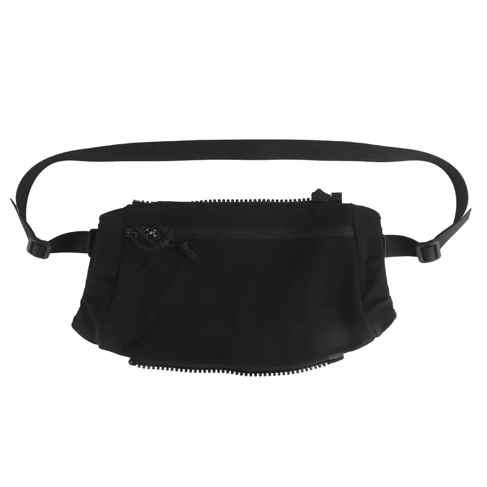 Outdoor DropPouch Muff Hand Warmer Pouch, Stowable Fanny Pack for Winter Airsoft Hunting Gear Camping Hiking Football Fishing