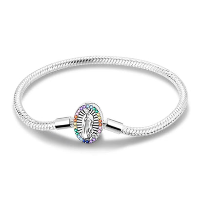 925 Sterling Silver Travel Plane Snake Basic Chain Cat and Moon Bracelet fit Original Charm Beads DIY Women Design Jewelry Party