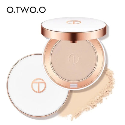 Silk Smooth Oil Control Pressed Powder Makeup Setting Powder Waterproof Long Lasting Face Powder For Flawless Matte Finish