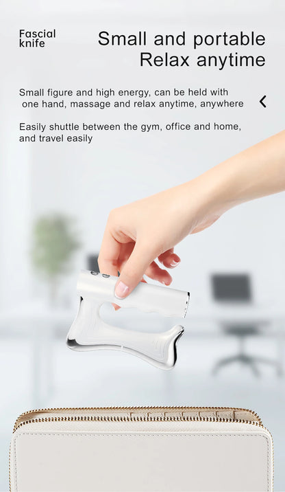 2025 New Electric Fascia Knife Vibration Body Massager Muscle Relaxation Body Lifting Hyperblade Massage Blade Tool