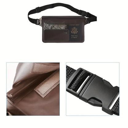 High Quality Waist Bag with Adjustable Strap, Suitable for Beach, Swimming, Diving, Rowing, Fishing Waterproof Belt Bag