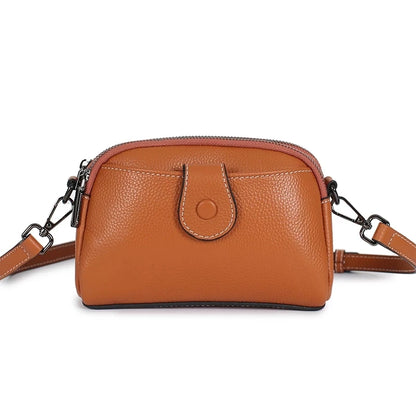 Women's Mini Bag Genuine Leather Lady Handbag Female Crocodile Pattern Crossbody Shoulder Bag Fashion Trend Small Flap Messenger