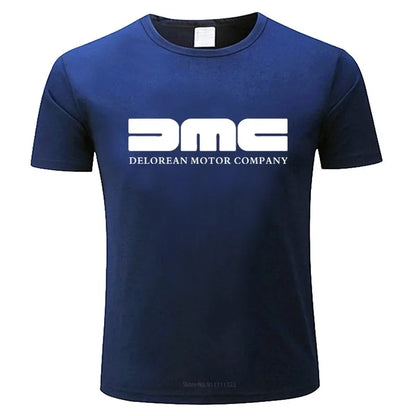 100% Cotton T Shirt Mens Short Sleeve DMC DeLorean - Mens T-Shirt Back To The Future Film Fashion Tee-shirt Male Summer Tops