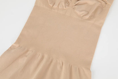 Seam-free Slips For Women Off Shoulder Under Dress Shapewear Dresses Tummy Control Skirt Body Shaping Smoother