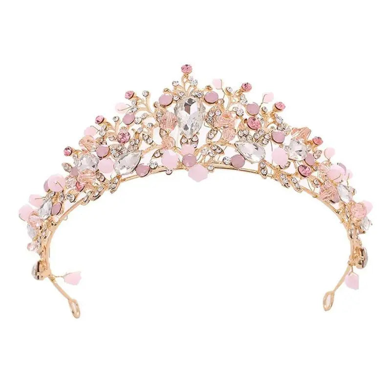 Children's Crown Hair Accessories Princess Costume Crystal Party Birthday Princess Hair Headband Accessories Crown Wedding