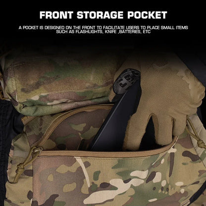 Outdoor DropPouch Muff Hand Warmer Pouch, Stowable Fanny Pack for Winter Airsoft Hunting Gear Camping Hiking Football Fishing